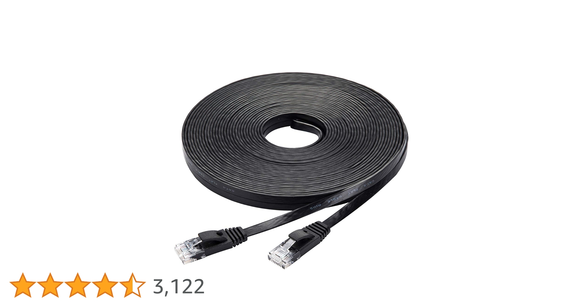 Amazon.co.jp: Ankuly LANケーブル 30m フラットケーブル CAT6